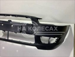 Бампер передний Mitsubishi Lancer 07-10 (Под ПТФ/ С отверстием под крюк)