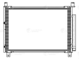 Радиатор кондиционера для автомобилей Highlander (13-)