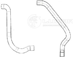 Патрубки охлаждения для автомобилей Лада Vesta (15-) (EPDM, кмпл., 2шт.)