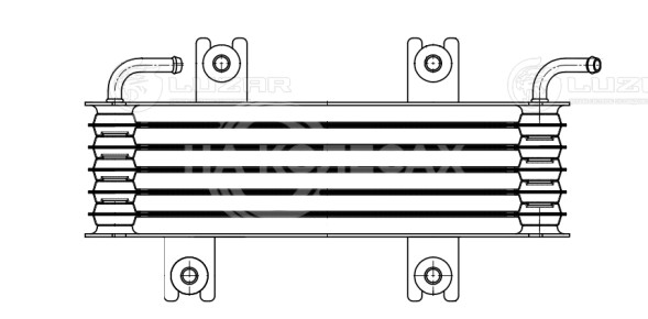 Радиатор масляный для автомобилей Nissan Juke (10-) 1.6i AT
