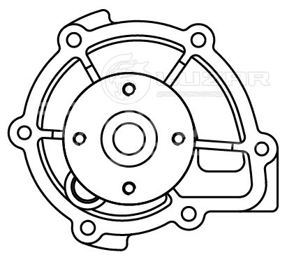 Насос водяной для автомобилей Mitsubishi Pajero Sport (15-)/L200 (15-) 2.4D [4N15]