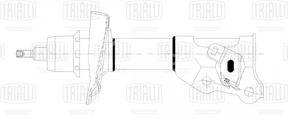 Амортизатор (стойка) передний левый для автомобиля Honda Civic (06-) седан