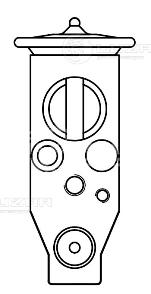 Клапан расширительный кондиционера (ТРВ) для автомобилей Teana (J32)/Murano (Z51) (11-) (после рест.)