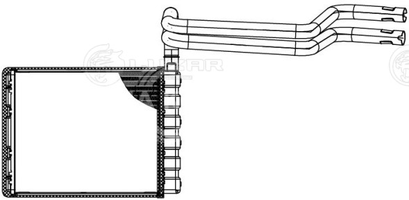 Радиатор отопителя для автомобилей Focus III (11-)/C-Max (10-)/Kuga (12-)