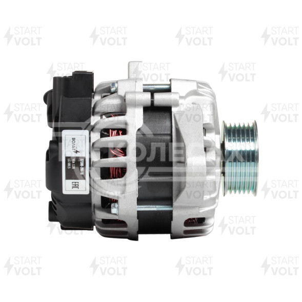 Генератор для автомобилей Hyundai Solaris (11-)/Kia Rio (11-) 1.4i/1.6i нового образца 90A