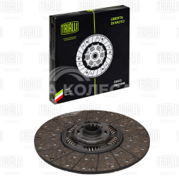 Диск сцепления ведомый для автомобилей МАЗ 4370 Зубрёнок (КПП-СААЗ-433420-1700010-М/Shaanxi Fast Gear 6J70T, 6J70T)