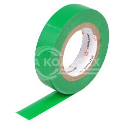 Изолента ПВХ, зеленая, 15 мм*10 м