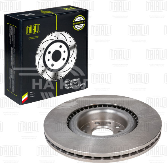 Диск тормозной для автомобилей Audi A3 (03-) / VW Golf V (03-)/Golf VI (08-) передний d=345