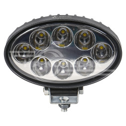 Фара светодиодная овальная 8LED, направленный свет, 24Вт, 140х86х55мм, 12/24В