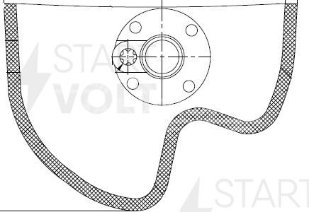Фильтр электрического бензонасоса для автомобилей ГАЗ 3110 Волга/3302 Газель/2310 Соболь