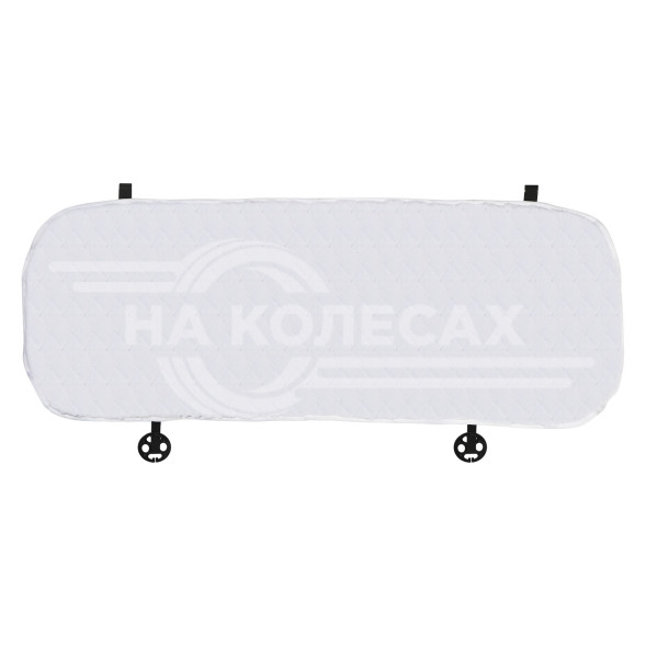 Накидка из искусственного меха, белая с коротким ворсом, на заднее сиденье, 1 шт.