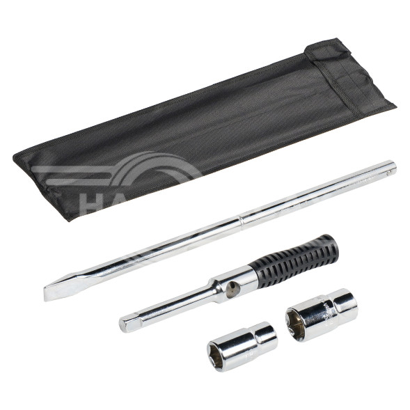 Ключ баллонный крест складной с изменяющимся рычагом 17*19, 21*23 мм PRO