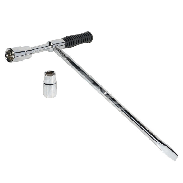 Ключ баллонный крест складной с изменяющимся рычагом 17*19, 21*23 мм PRO