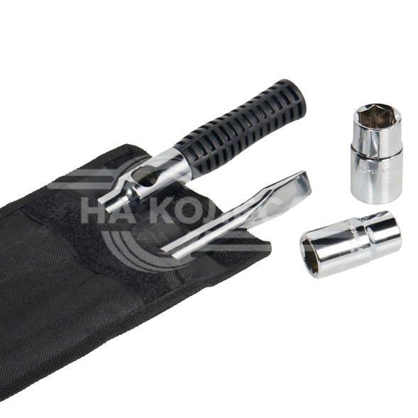 Ключ баллонный крест складной с изменяющимся рычагом 17*19, 21*23 мм PRO