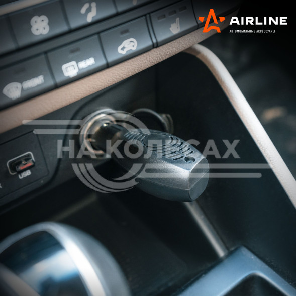 Фумигатор для защиты от комаров, автомобильный 12V/5W, табл., черный