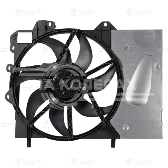 Электровентилятор охлаждения для автомобилей Peugeot 207 (06-)/Citroen C3 (02-)/C3 Picasso (08-) A/C+ (с кожухом)