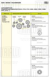 Ролик приводного ремня для автомобилей VW Touareg III (18-) 3.0d [EA897] с натяжным механизмом (выпуск до 2019)