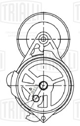 Ролик приводного ремня для автомобилей VW Touareg III (18-) 3.0d [EA897] с натяжным механизмом (выпуск до 2019)