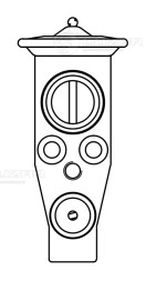 Клапан расширительный кондиицонера (ТРВ) для автомобилей Octavia (A7) (13-) (тип Denso)