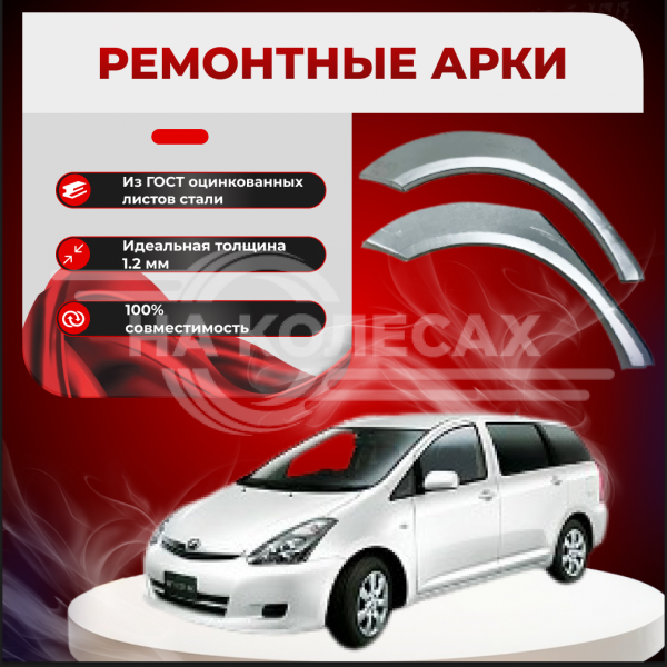 Задние арки Toyota Wish AE10