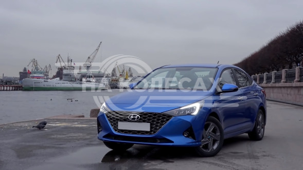 Бампер передний HYUNDAI SOLARIS 20-