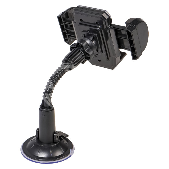 Держатель для телефона/навигатора автомобильный присоска на лобовое стекло на длинной штанге