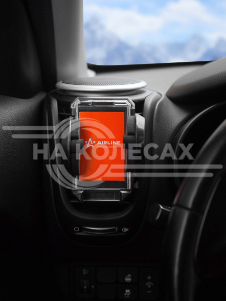 Держатель для телефона/навигатора автомобильный присоска на лобовое стекло на длинной штанге