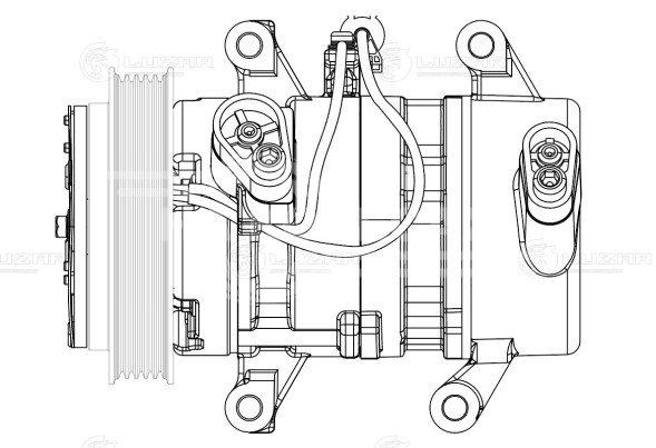 Компрессор кондиционера для автомобилей Pajero Sport III (15-)/L200 V (15-) 2.4D