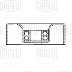 Ролик приводного ремня для автомобилей Mercedes E (W210) (95-) 2.0i/2.8i/3.2i [M111; M104] (только ролик натяжителя) d80