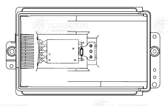 Резистор электровентилятора отопителя для автомобилей Skoda Octavia (96-)/VW Golf IV (96-)