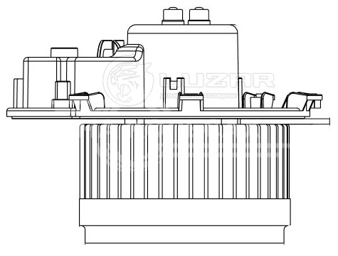 Электровентилятор отопителя для автомобилей Mercedes-Benz C (W203) (00-)