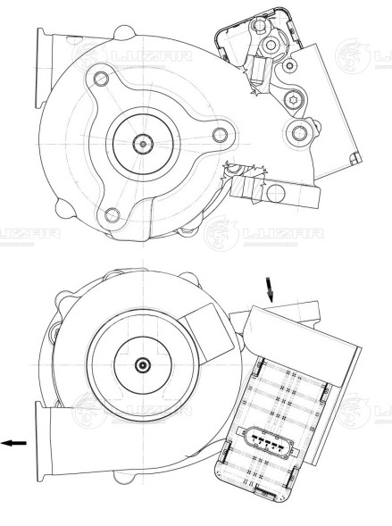 Турбокомпрессор для а/м ГАЗель-Бизнес/ГАЗель Next Cummins ISF2.8 E-5 (тип BV45)