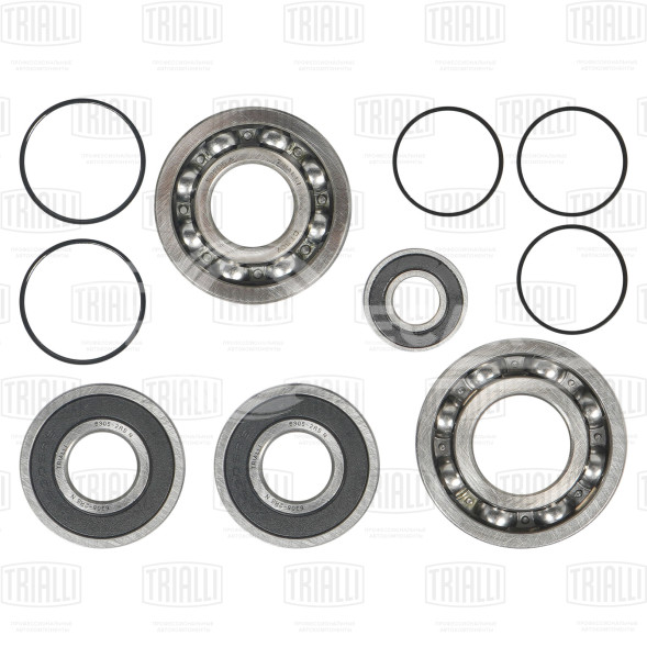 Ремкомплект КПП для автомобилей ГАЗ (до 2003 г.) с шариковыми подшипниками (только подшипники)