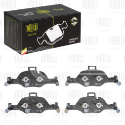 Колодки тормозные дисковые передние для автомобилей BMW 3 (G20) / 5 (G30) (без М-пакета) (в комплекте с датчиком) (PF 4206)