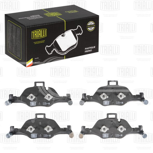 Колодки тормозные дисковые передние для автомобилей BMW 3 (G20) / 5 (G30) (без М-пакета) (в комплекте с датчиком) (PF 4206)