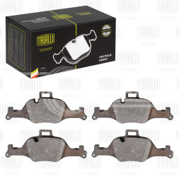 Колодки тормозные дисковые передние для автомобилей BMW 3 (G20) / 5 (G30) (без М-пакета) (в комплекте с датчиком) (PF 4206)