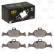 Колодки тормозные дисковые передние для автомобилей BMW 3 (G20) / 5 (G30) (без М-пакета) (в комплекте с датчиком) (PF 4206)