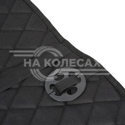 Накидка из искусственного меха, черная с коротким ворсом, на заднее сиденье, 1 шт.