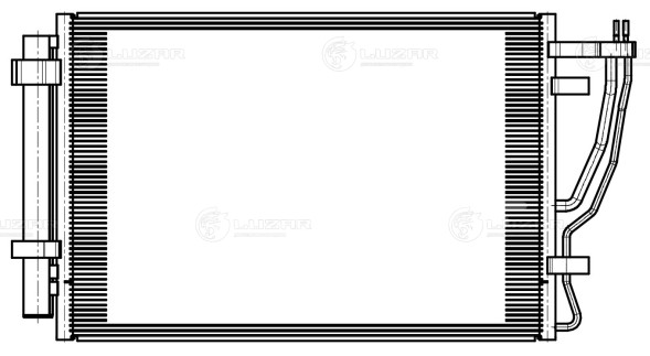 Радиатор кондиционера для автомобилей Cerato (09-)