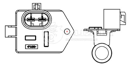 Резистор электровентилятора охлаждения для автомобилей Opel Corsa D (06-)