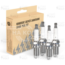 Комплект свечей зажигания для автомобилей Hyundai Accent (Tagaz) (00-) 1.5i/1.6i (4шт)