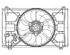 Электровентилятор охлаждения для автомобилей KIA Rio II (05-) (с кожухом)