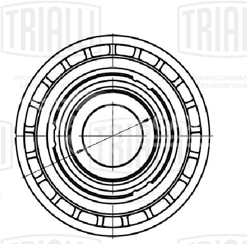 Ролик приводного ремня для автомобилей VW Touareg III (18-) 3.0d [EA897] (опорный правый)