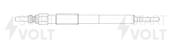 Свеча накаливания для автомобилей Opel Meriva B (10-) 1.7d