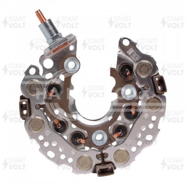 Мост диодный генератора для автомобилей Toyota Land Cruiser 200 (07-) 4.5D (B+M6x28)