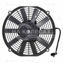 Электровентилятор кондиционера для автомобилей Лада Калина/Приора (с кожухом) (тип Panasonic)