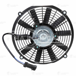 Электровентилятор кондиционера для автомобилей Лада Калина/Приора (с кожухом) (тип Panasonic)