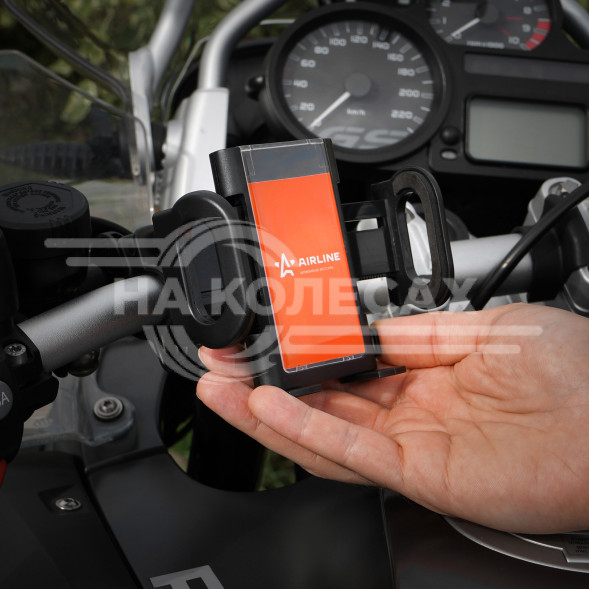 Держатель для телефона/навигатора автомобильный для мотоцикла/велосипеда раздвижной