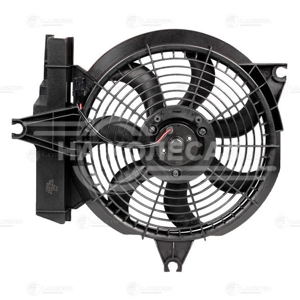 Электровентилятор кондиционера для автомобилей Hyundai Santa Fe (00-) (с кожухом)