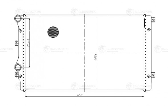 Радиатор охлаждения для автомобилей Jetta (05)/(11-)/Octavia A5 (04-) (сборный)